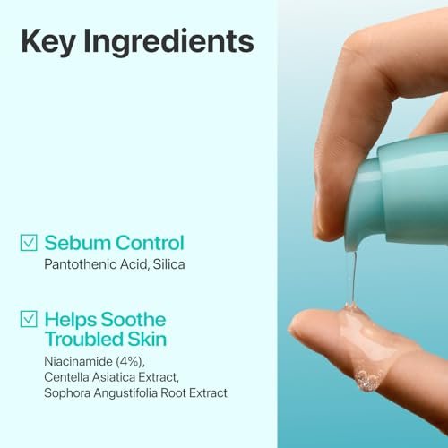 numbuzin No.1 Serum | Pantothenic B5 Active Soothing Serum | Soothing & Hydrating for Oily & Acne-Prone Skin | 1.69 fl oz Avelisse