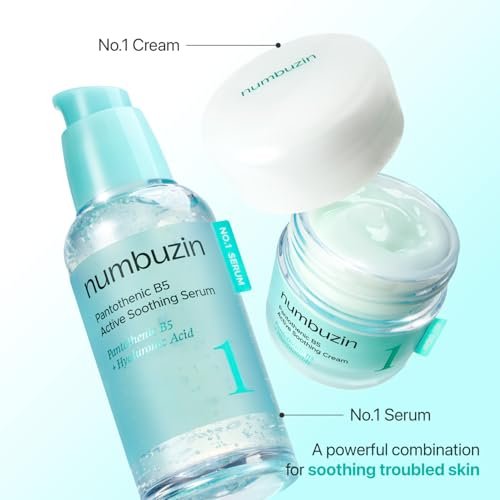 numbuzin No.1 Serum | Pantothenic B5 Active Soothing Serum | Soothing & Hydrating for Oily & Acne-Prone Skin | 1.69 fl oz Avelisse