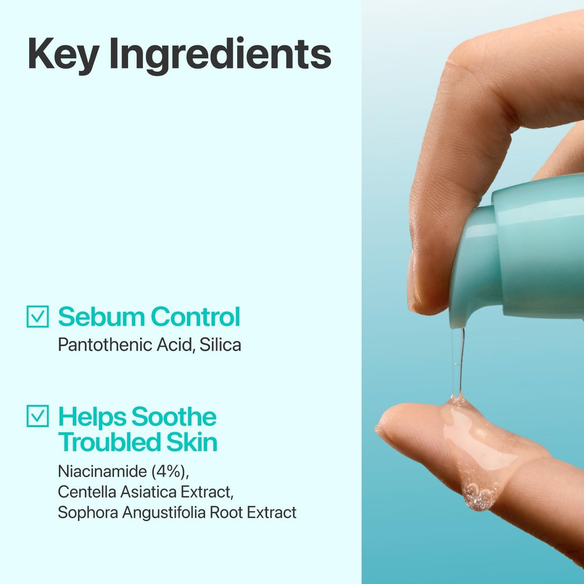 numbuzin No.1 Serum | Pantothenic B5 Active Soothing Serum | Soothing & Hydrating for Oily & Acne-Prone Skin | 1.69 fl oz Avelisse