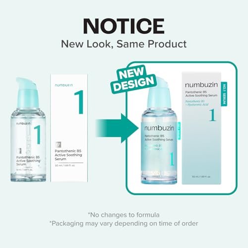 numbuzin No.1 Serum | Pantothenic B5 Active Soothing Serum | Soothing & Hydrating for Oily & Acne-Prone Skin | 1.69 fl oz Avelisse