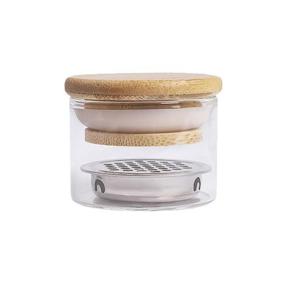 KACHIMOO Nail Brushes Washing Cup Dappen Dish for Acrylic Nails - Layered Nail Art Brush Wash Cup with Lid