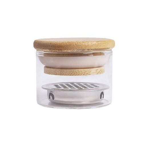 KACHIMOO Nail Brushes Washing Cup Dappen Dish for Acrylic Nails - Layered Nail Art Brush Wash Cup with Lid