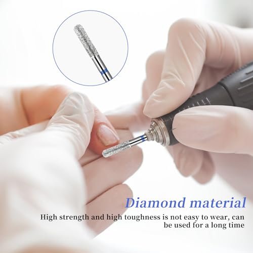 Jeffdad 10pcs Nail Drill Bits Set – Professional Diamond Bits for Cuticle Removal, Acrylic & Gel Nails - görsel 12