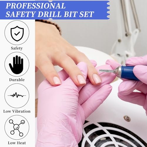 Jeffdad 10pcs Nail Drill Bits Set – Professional Diamond Bits for Cuticle Removal, Acrylic & Gel Nails - görsel 6