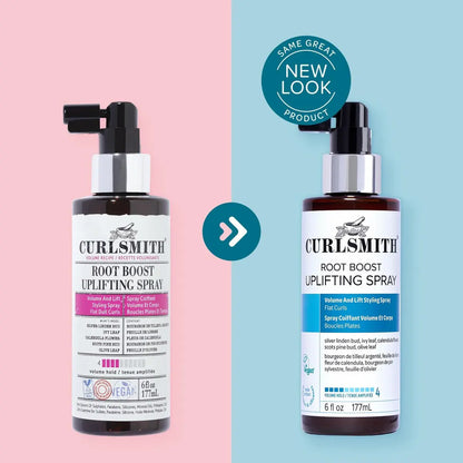 CURLSMITH Root Boost Uplifting Spray – Lightweight Curl Volumizer for Flat, Dull Curls – Vegan & Cruelty-Free (6 oz) Avelisse