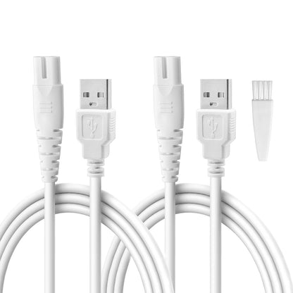 2 Pack Replacement Charger Cable for Electric Callus Remover - Compatible with Pritech BCM-1138 & Most Electric Foot Callus Removers