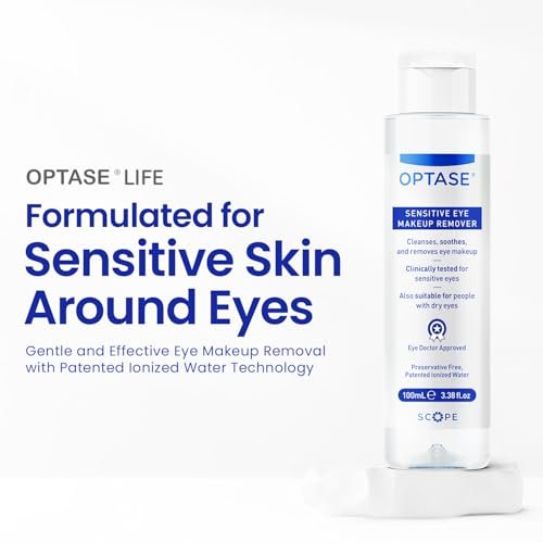 Optase Life Sensitive Eye Makeup Remover – Gentle & Effective for All Skin Types - Breakthrough Innovation vs Traditional Micellar Water - 100ml - görsel 4