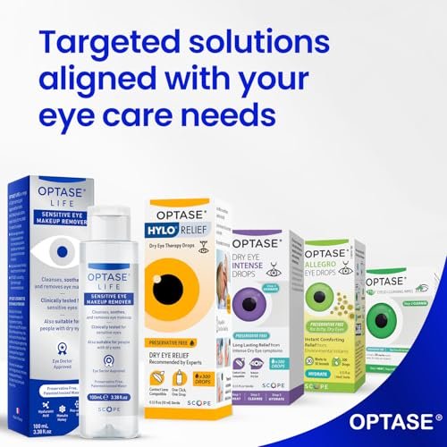 Optase Life Sensitive Eye Makeup Remover – Gentle & Effective for All Skin Types - Breakthrough Innovation vs Traditional Micellar Water - 100ml - görsel 16