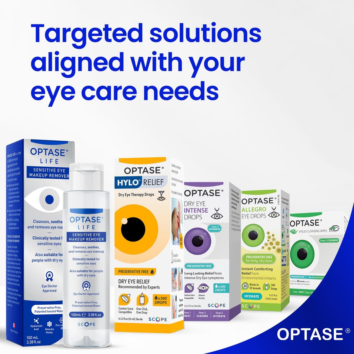Optase Life Sensitive Eye Makeup Remover – Gentle & Effective for All Skin Types - Breakthrough Innovation vs Traditional Micellar Water - 100ml - görsel 15