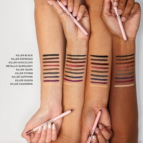 Too Faced Killer Liner 36-Hour Gel Eyeliner Pencil - Long Lasting, Waterproof, Non-Flaking - Taupe - görsel 14