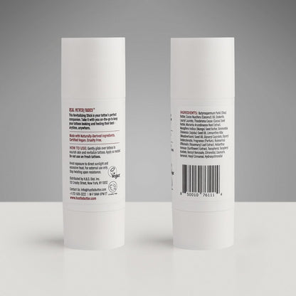 Hustle Butter Tattoo Aftercare Portable Balm Stick - Mess-Free Tattoo Moisturizer, Vegan & Cruelty-Free, 1.6 oz