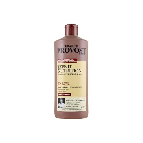 Franck Provost Paris Shampoo Expert Nutrition with Shea Butter and Coconut Oil for Dry Hair - 500 ml (16.9 Fl Oz) - Made in Italy - görsel 2