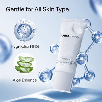 Ulikebeauty Vera Gel for Hair Removal & Facial Beauty Devices – 3.5 oz Translucent Gel for Women and Men Avelisse