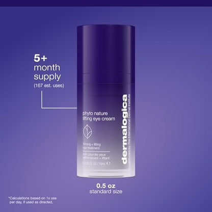 Dermalogica Phyto Nature Lifting Eye Cream - Anti-Aging Serum for Fine Lines and Wrinkles Avelisse