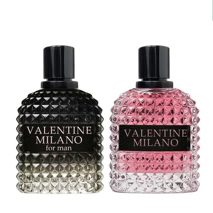 A CENTER Valentine Couple Set Perfume - Long Lasting Sweet Scent for Women & Men, 2x100ml Avelisse