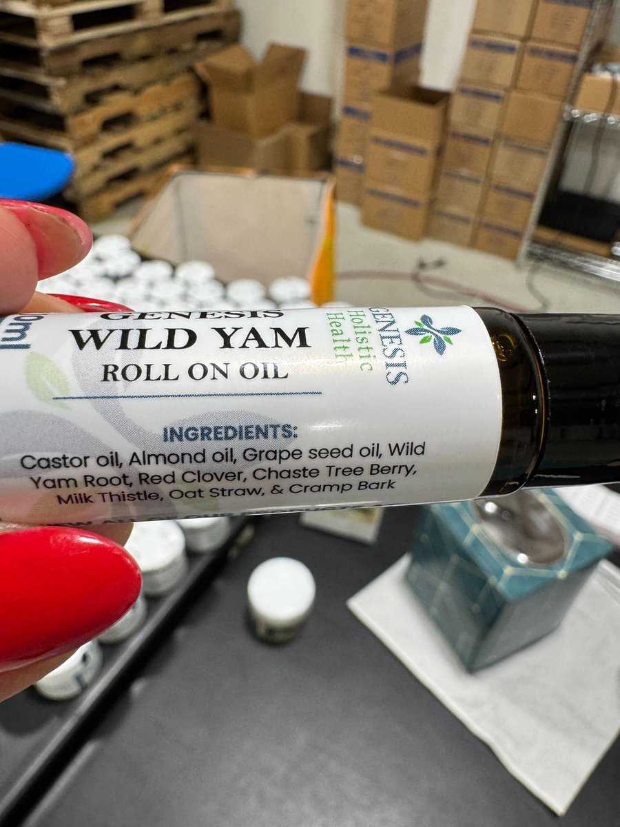 Genesis Wild Yam Root Roll On Oil for Women 10ml - Organic Wild Yam Oil with Chaste Tree & Red Clover, Vegan-Friendly & Unscented Botanical Roll-On, Fast-Absorbing, Made in USA Avelisse
