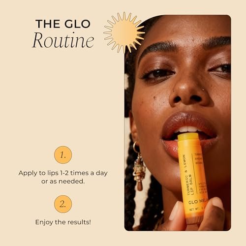 Glo Melanin All Natural Lemon and Turmeric Lip Balm – Illuminate Your Smile, Brighten & Nourish Dark Lips Effortlessly - görsel 16