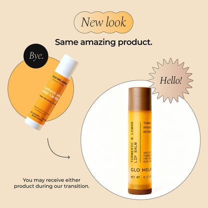 Glo Melanin All Natural Lemon and Turmeric Lip Balm – Illuminate Your Smile, Brighten & Nourish Dark Lips Effortlessly