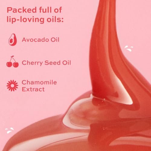 Revolution Juicy Peptide Lip Balm – Pink Strawberry, Hydrating & Nourishing with Peptides, Squalane & Vitamin E, 0.27 fl oz - görsel 8