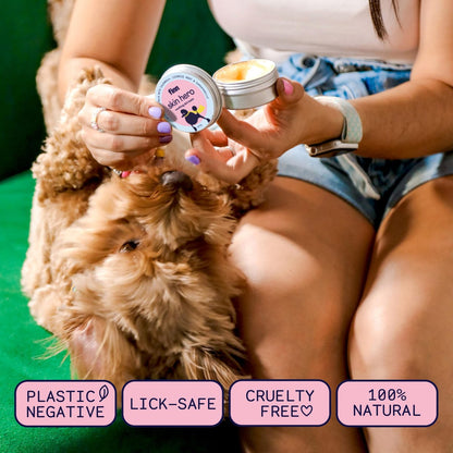 Finn Skin Hero Revitalizing Natural Dog Skin Balm - Soothes, Strengthens & Protects from Hot Spots, Itching and Irritation, 1.75 oz Avelisse