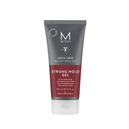 MITCH by Paul Mitchell Iron Grip Strong Hold Gel – High Hold, Medium Shine, 5.1 oz for All Hair Types Avelisse
