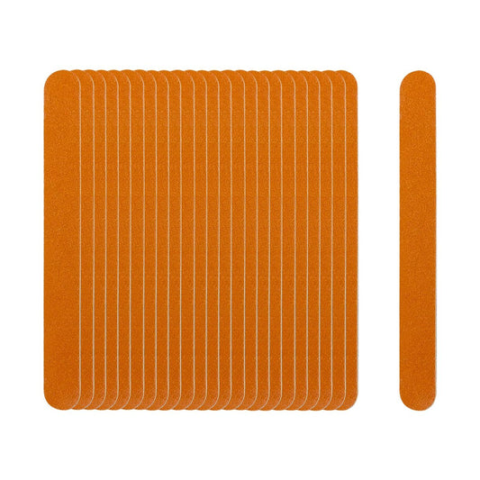 LNAUJS 24 Pack Nail File, Wooden Emery Board Nail File for Natural Nails, Dual Sided Manicure Tool Set, Compact 7 Inches