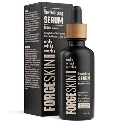 FORGE SKIN® Night Beef Tallow Serum for Men - Tallow-Based Facial Essence with Essential Oils & Green Tea for Wrinkles, Hydration & Radiance (1.7 oz) Avelisse