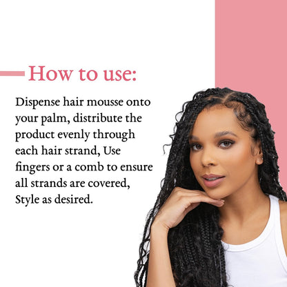 Camille Rose Style & Set Foam, Mint Condition – Sea Moss & Aloe Vera Hair Styling Mousse for Curl Definition, Volume & Frizz Control (8 oz) Avelisse