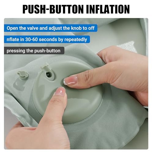 MABOZOO U-Shaped Hot Bathtub Pillow - Inflatable Spa Pillow with Adjustable Button for Neck Support & Leg Pillow for Relaxation Avelisse
