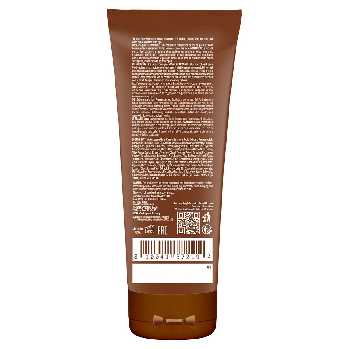 Ed Hardy Coconut Kisses Golden Tanning Lotion – Cruelty Free, Gluten Free, Mineral Oil Free, DHA Free, 3.4 oz Avelisse