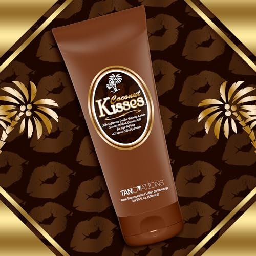 Ed Hardy Coconut Kisses Golden Tanning Lotion – Cruelty Free, Gluten Free, Mineral Oil Free, DHA Free, 3.4 oz Avelisse