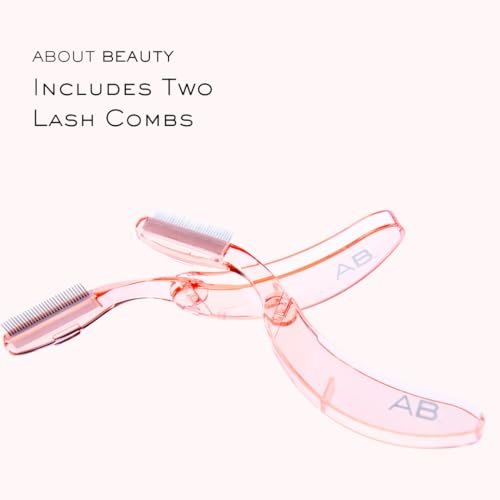 About Beauty Lash Lover Folding Eyelash Comb - 2 Count, Lift, Separate & Define Eyelashes, Prevent Mascara from Clumping, Professional Quality Stainless Steel - görsel 10