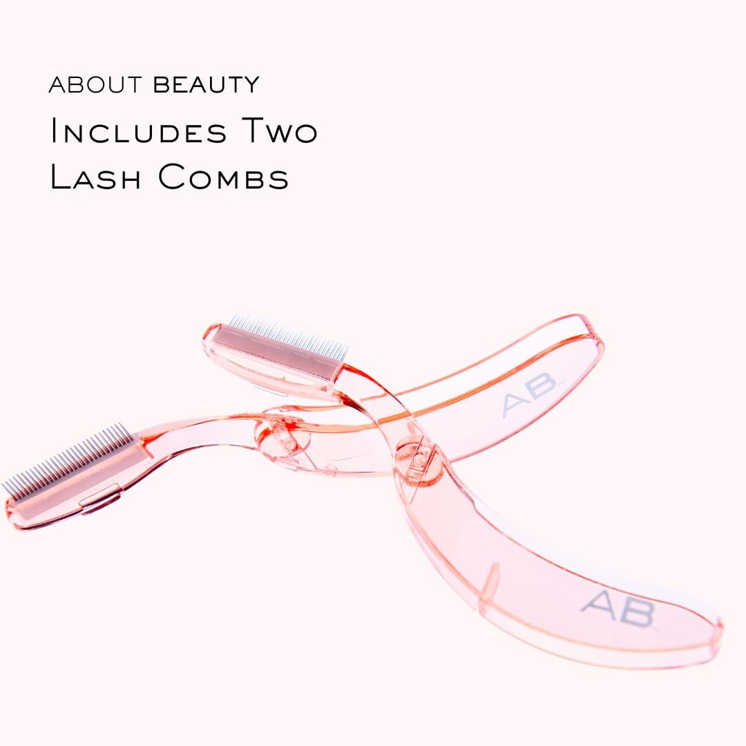 About Beauty Lash Lover Folding Eyelash Comb - 2 Count, Lift, Separate & Define Eyelashes, Prevent Mascara from Clumping, Professional Quality Stainless Steel - görsel 9