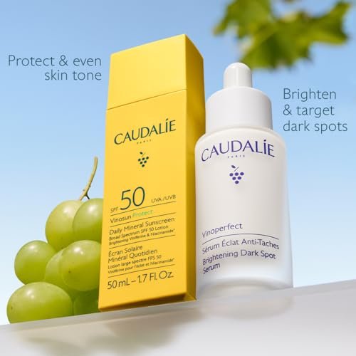 Caudalie Vinosun Protect Daily Mineral Sunscreen SPF50 - 50 mL (1.7 Fl Oz) - Face Sun Protection Avelisse
