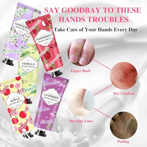 86 Pack Hand Cream Bulk Gifts for Women, Teen Girls, Mothers Day Gifts, Teacher Appreciation Gifts in Bulk, Nurses Week Gifts, Gifts for Mom, Natural Fragrance Travel Size Lotion for Dry Cracked Hands Avelisse