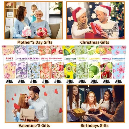 86 Pack Hand Cream Bulk Gifts for Women, Teen Girls, Mothers Day Gifts, Teacher Appreciation Gifts in Bulk, Nurses Week Gifts, Gifts for Mom, Natural Fragrance Travel Size Lotion for Dry Cracked Hands Avelisse