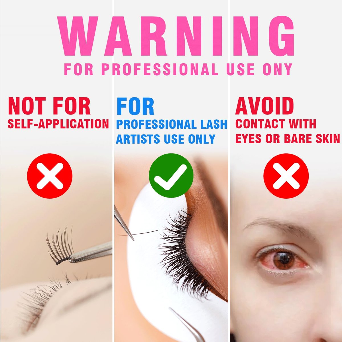 TDANCE Lash Primer for Lash Extensions – Professional Eyelash Extension Primer Protein Clean, 10ml – Increases Adhesive Bonding Power & Retention - görsel 9