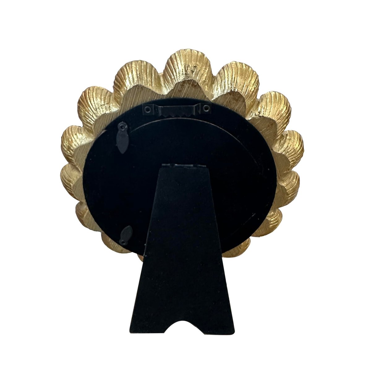 Musanpou Vintage Vanity Makeup Desk Mirror - Antique Traditional Round Table Mirror in Retro Gold, 6.7" x 6.7" Avelisse