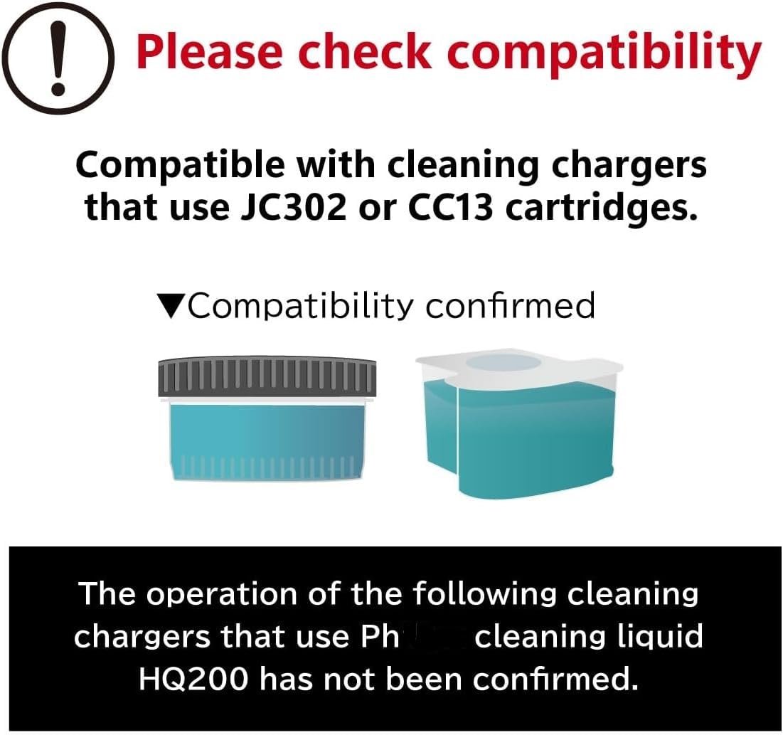 Cleanu 2X Concentrated Shaver Cleaning Solution Refill – Compatible with Philips Norelco SmartClean & Quick Clean Pod Systems – Makes Up to 12 Cartridge Refills, 1L (33.8 oz), Made in Japan Avelisse