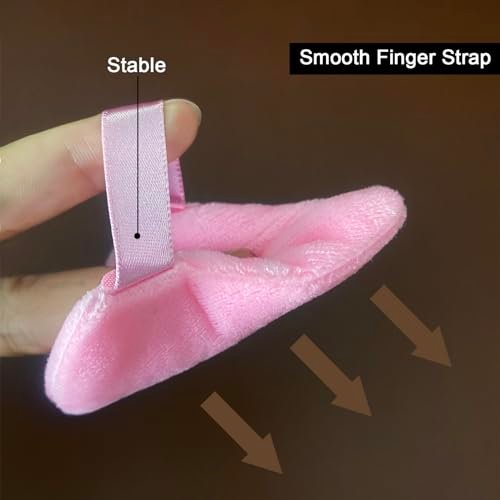 9 Pcs Pink Triangle Powder Puff Makeup Puff - Soft Synthetic Sponge for Loose Powder, Foundation, and Cosmetic Application - görsel 10