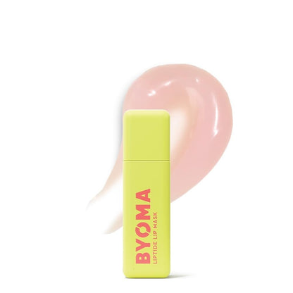 BYOMA Liptide Lip Mask - Lightweight Overnight Lip Treatment with Peptides, Babassu Oil & AHA - Hydrating, Exfoliating Balm (0.16 oz)