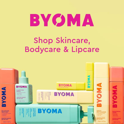 BYOMA Liptide Lip Mask - Lightweight Overnight Lip Treatment with Peptides, Babassu Oil & AHA - Hydrating, Exfoliating Balm (0.16 oz)