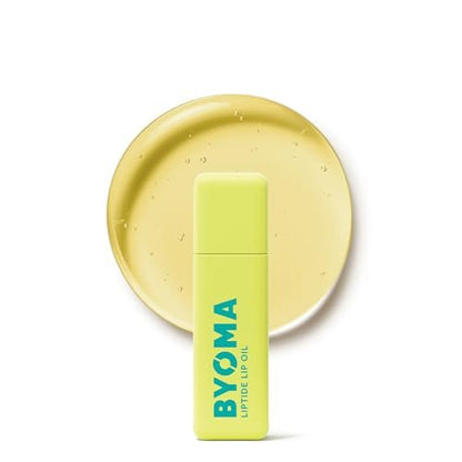 BYOMA Liptide Lip Oil - Glossy, Non-Sticky Lip Treatment with Peptides, Avocado & Tamanu Oils - Softens, Plumps, Hydrates - 0.16 oz Avelisse