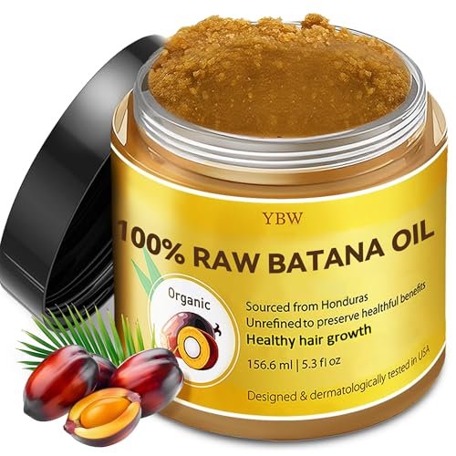 Raw Batana Oil for Hair Growth – 100% Pure & Natural Honduras Oil by Dr. Sebi Organic (5.3 oz) - görsel 2