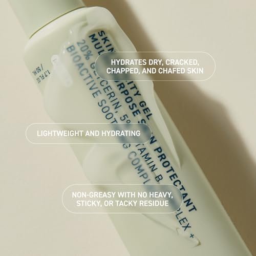 Prequel Skin Utility Gel – Moisturizing Protectant with 20% Glycerin, Lightweight Face and Body Cream for Dry Skin & Cracked Hands, 1.7 Fl Oz Avelisse