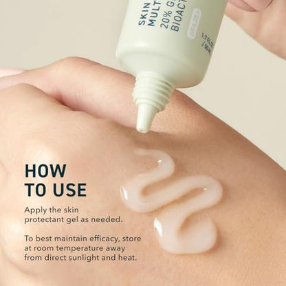 Prequel Skin Utility Gel – Moisturizing Protectant with 20% Glycerin, Lightweight Face and Body Cream for Dry Skin & Cracked Hands, 1.7 Fl Oz Avelisse