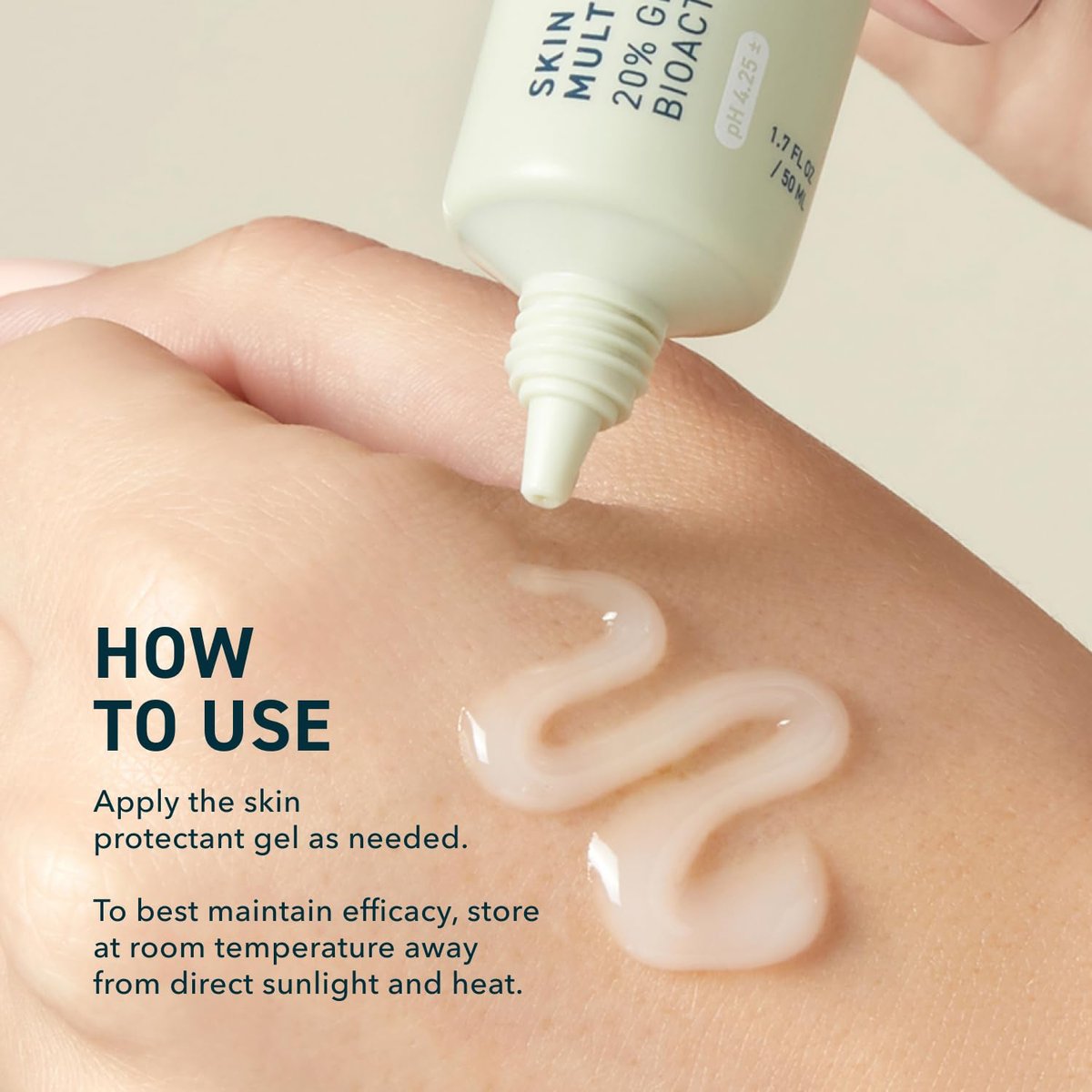 Prequel Skin Utility Gel – Moisturizing Protectant with 20% Glycerin, Lightweight Face and Body Cream for Dry Skin & Cracked Hands, 1.7 Fl Oz Avelisse