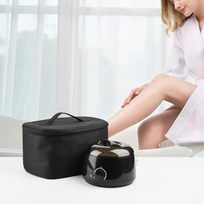 Beautyflier Waxing Kit Storage Bag – Portable Protective Travel Case for Tress Wellness Digital All-in-One Wax Warmer (Bag Only)