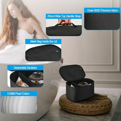 Beautyflier Waxing Kit Storage Bag – Portable Protective Travel Case for Tress Wellness Digital All-in-One Wax Warmer (Bag Only)