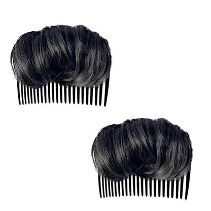 Stylebest Volume Hair Base Invisible Hair Pad - Light Brown, Dark Brown, Black - Bun Maker Insert Tool for Women